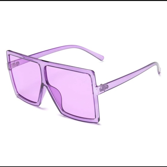 Purple oversized sunglasses - Picture 1 of 1